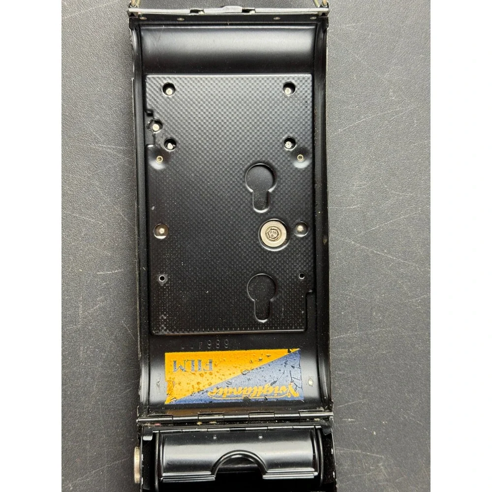 Vintage Voigtlander BESSA Folding‎ Camera Anastigmat 1:4.5 f=11cm Leather Case